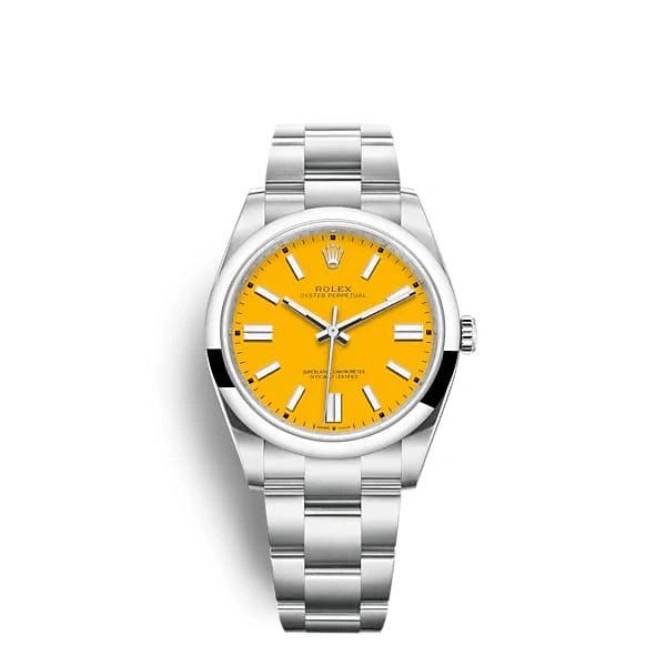 OYSTER PERPETUAL 124300 Series??Yellow??