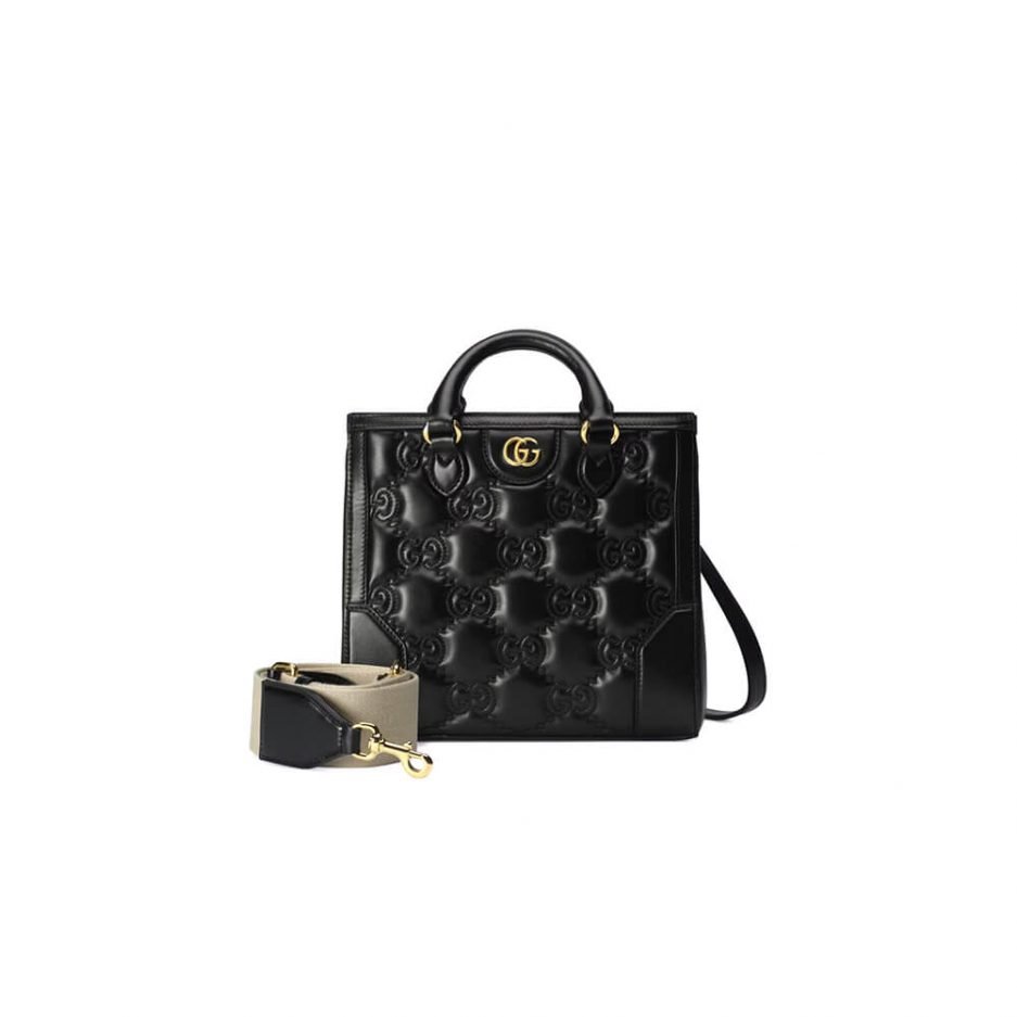 GG matelass?? mini top handle bag