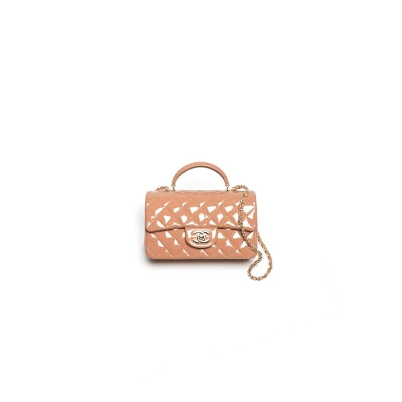CHANEL Mini Classic Handbag With Top Handle