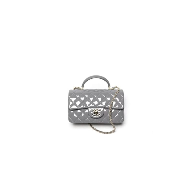 CHANEL Mini Classic Handbag With Top Handle