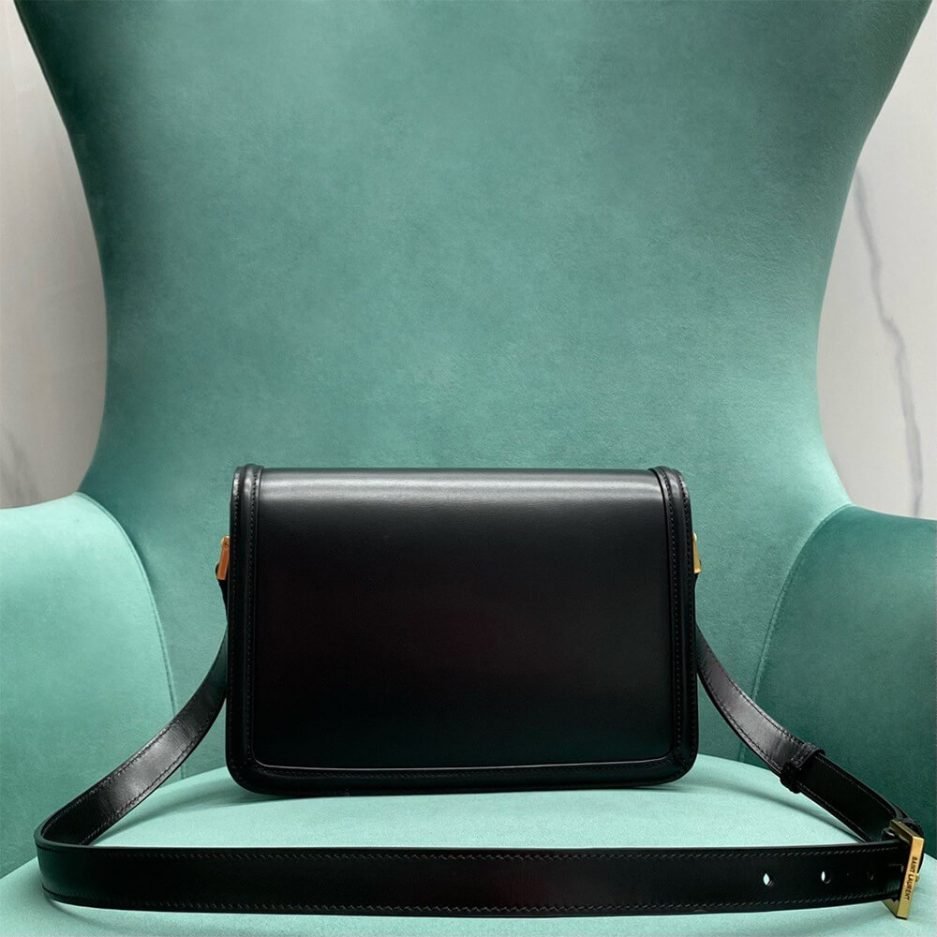SOLFERINO MEDIUM SATCHEL IN BOX SAINT LAURENT LEATHER - Image 3