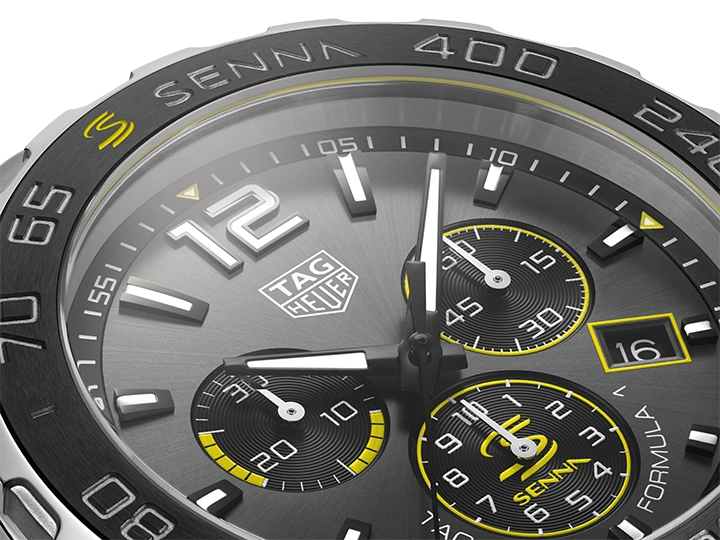 TAG HEUER FORMULA 1 X SENNA Quartz Chronograph - Diameter 43 mm CAZ101AF.BA0637 - Image 8