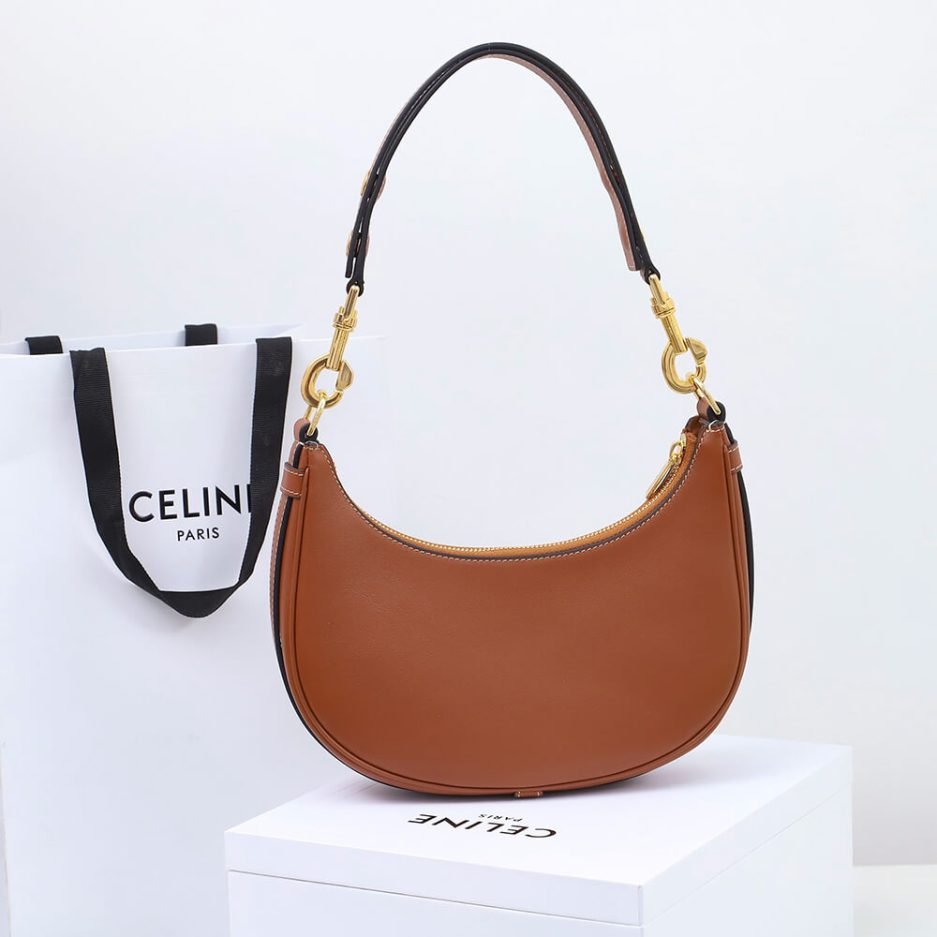 CELINE Medium Ava Strap Bag in smooth Calfskin(HIGH-END GRADE) - Image 4