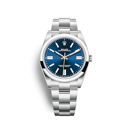 OYSTER PERPETUAL 124300 Series??Blue table??