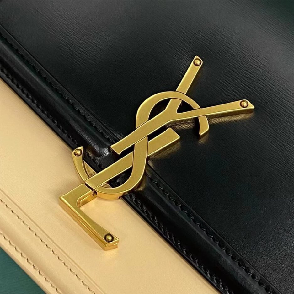 SOLFERINO MEDIUM SATCHEL IN BOX SAINT LAURENT LEATHER - Image 7