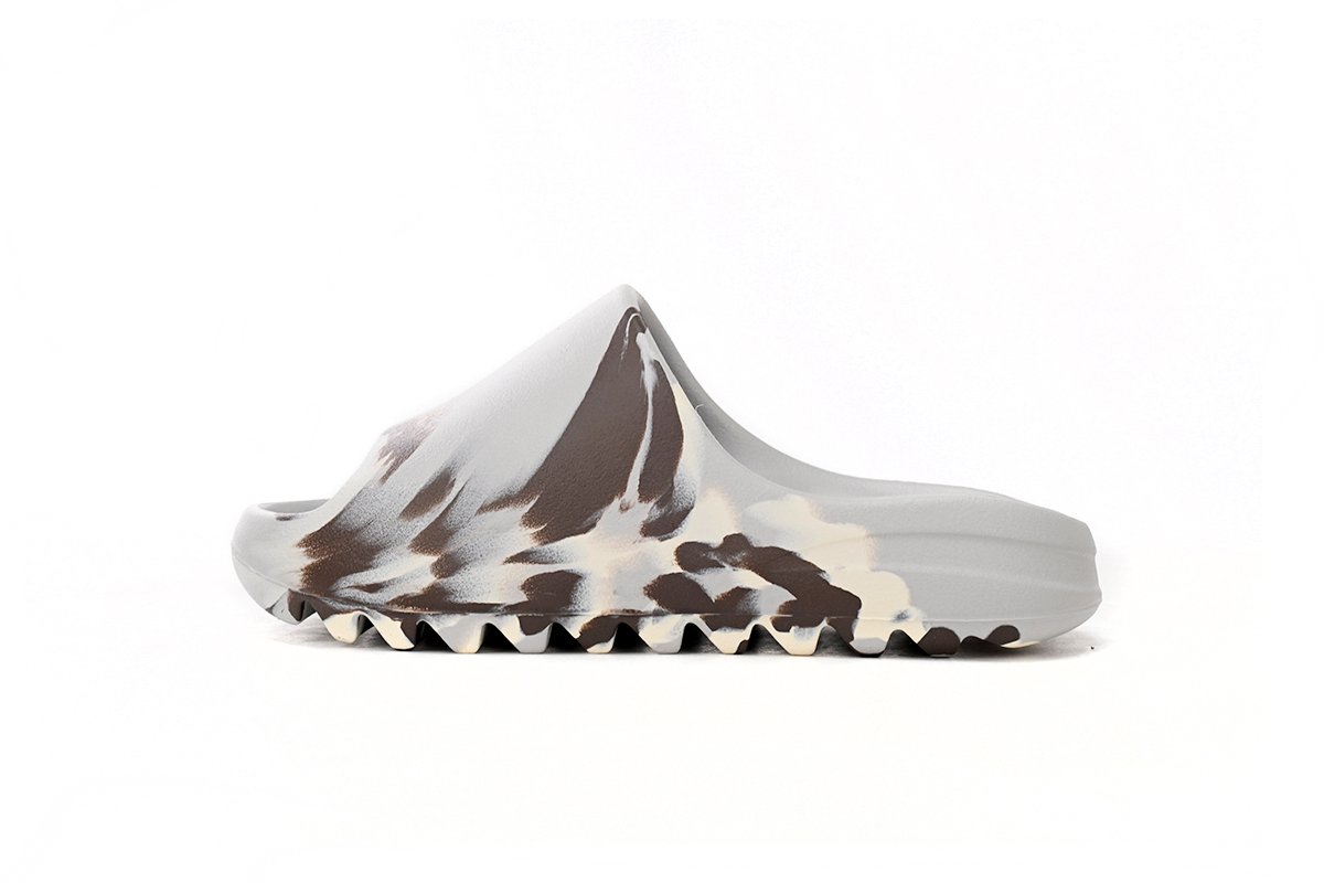 PK God Batch Adidas Yeezy Slide Enflame Oil Painting White Grey GZ5553