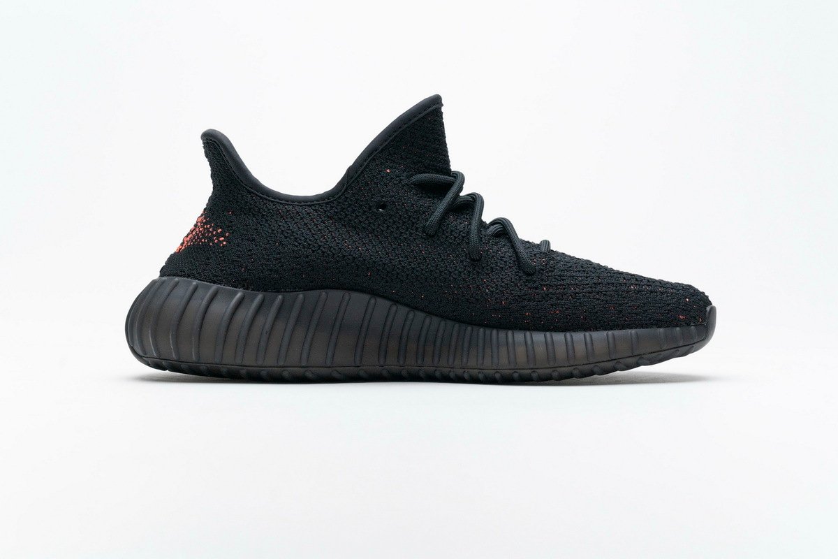 PK God Batch adidas Yeezy Boost 350 V2 Core Black Red BY9612 - Image 2