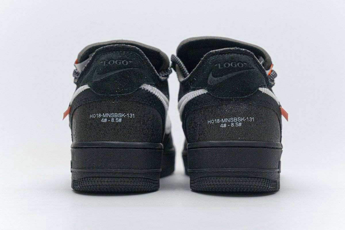 PK God Batch Nike Air Force 1 Low Off-White Black White AO4606-001 - Image 4