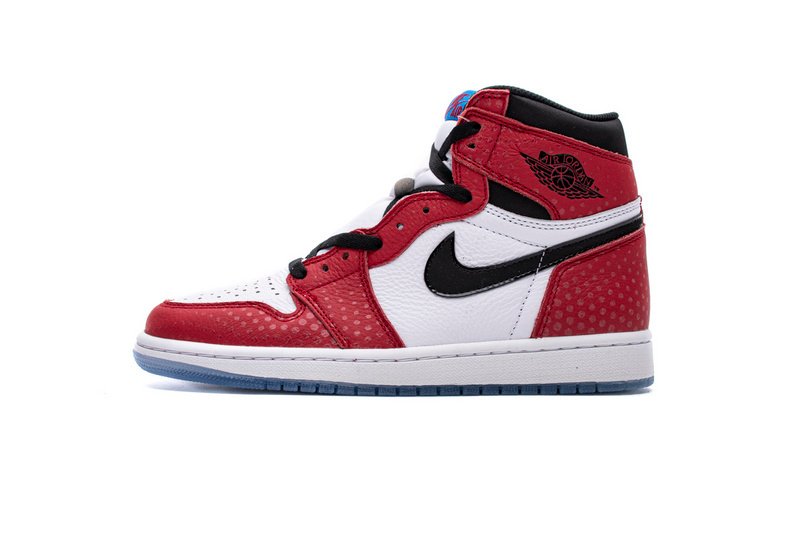 PK God Batch Air Jordan 1 Retro High Spider-Man Origin Story 555088-602