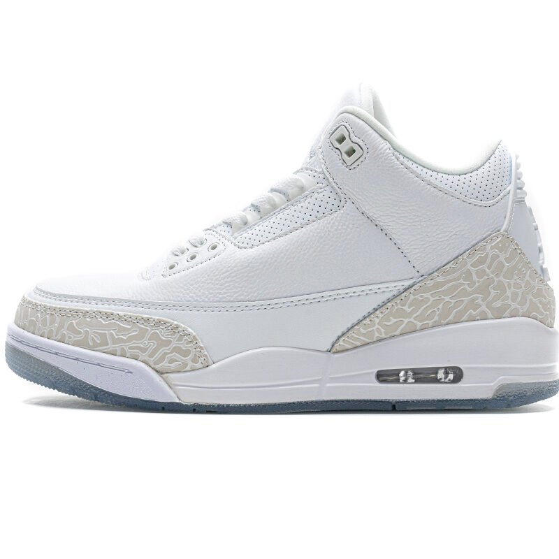 PK God Air Batch Jordan 3 Retro Pure White 136064-111