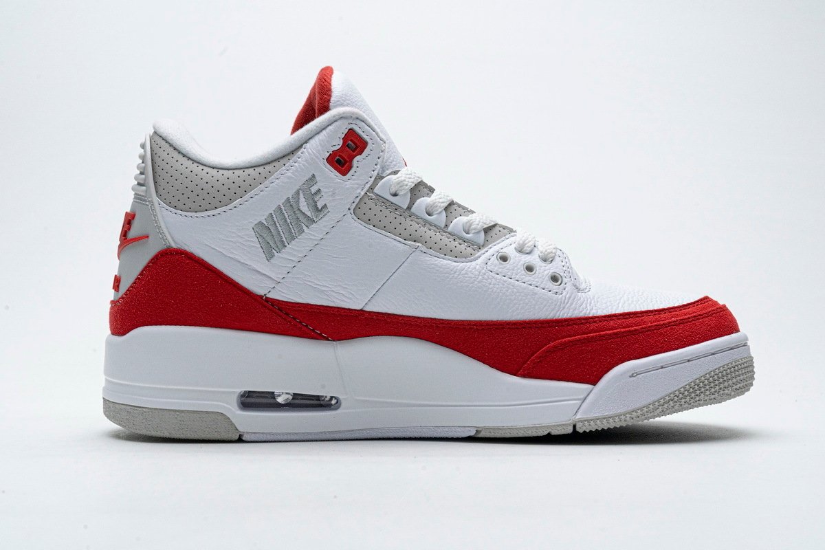 PK God Batch Air Jordan 3 Retro Tinker White University Red CJ0939-100 - Image 2