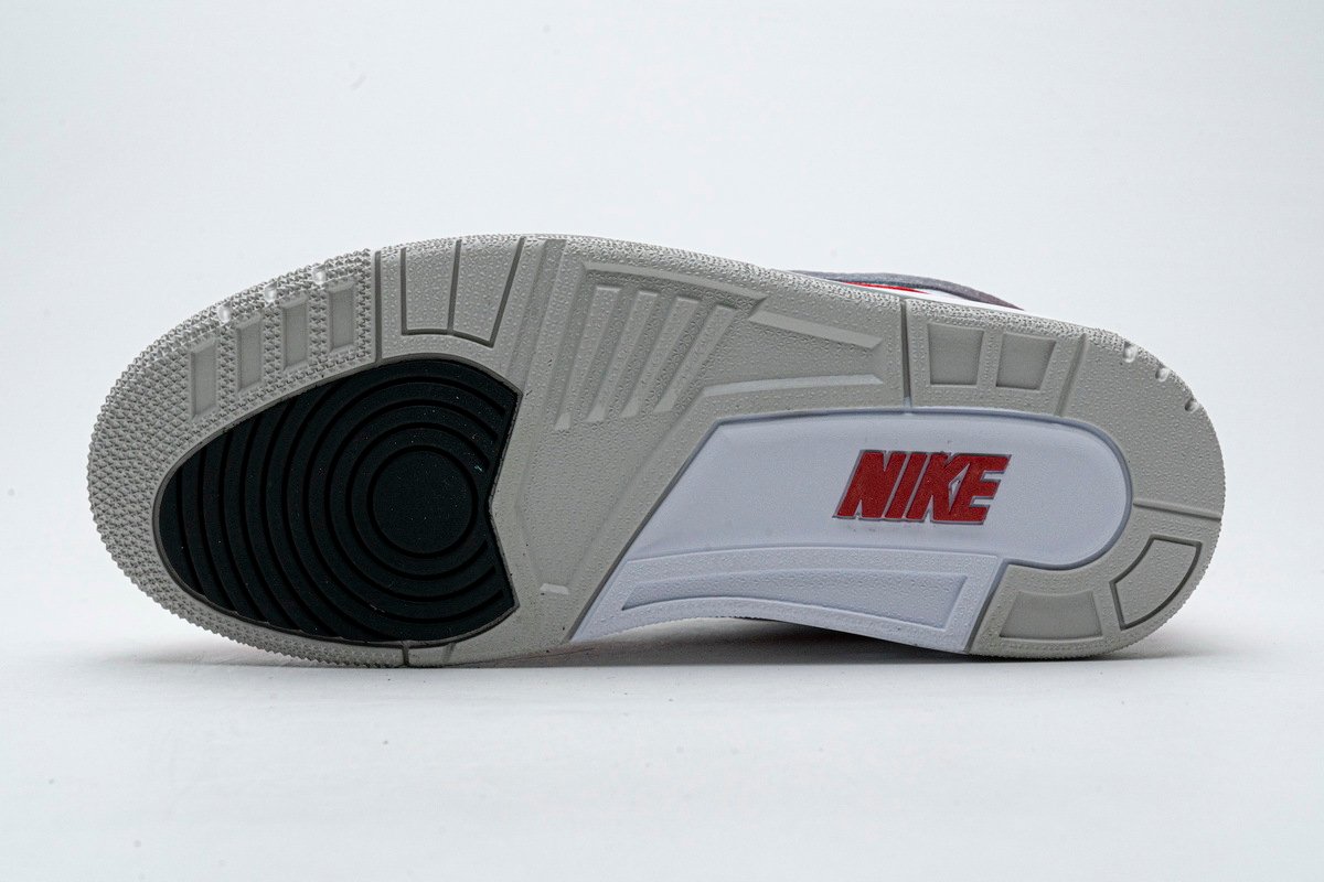 PK God Batch Air Jordan 3 Retro Tinker White University Red CJ0939-100 - Image 5