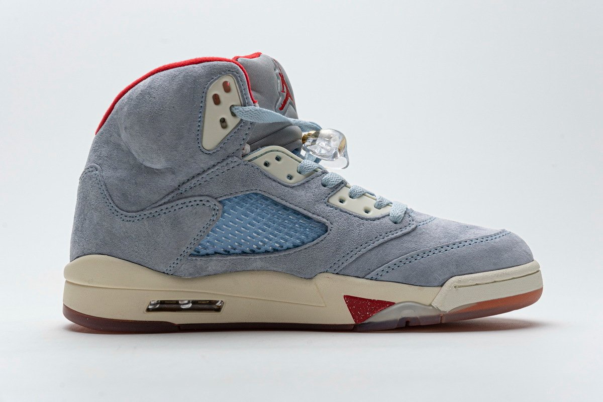 PK God Batch Air Jordan 5 Retro Trophy Room Ice Blue CI1899-400 - Image 2