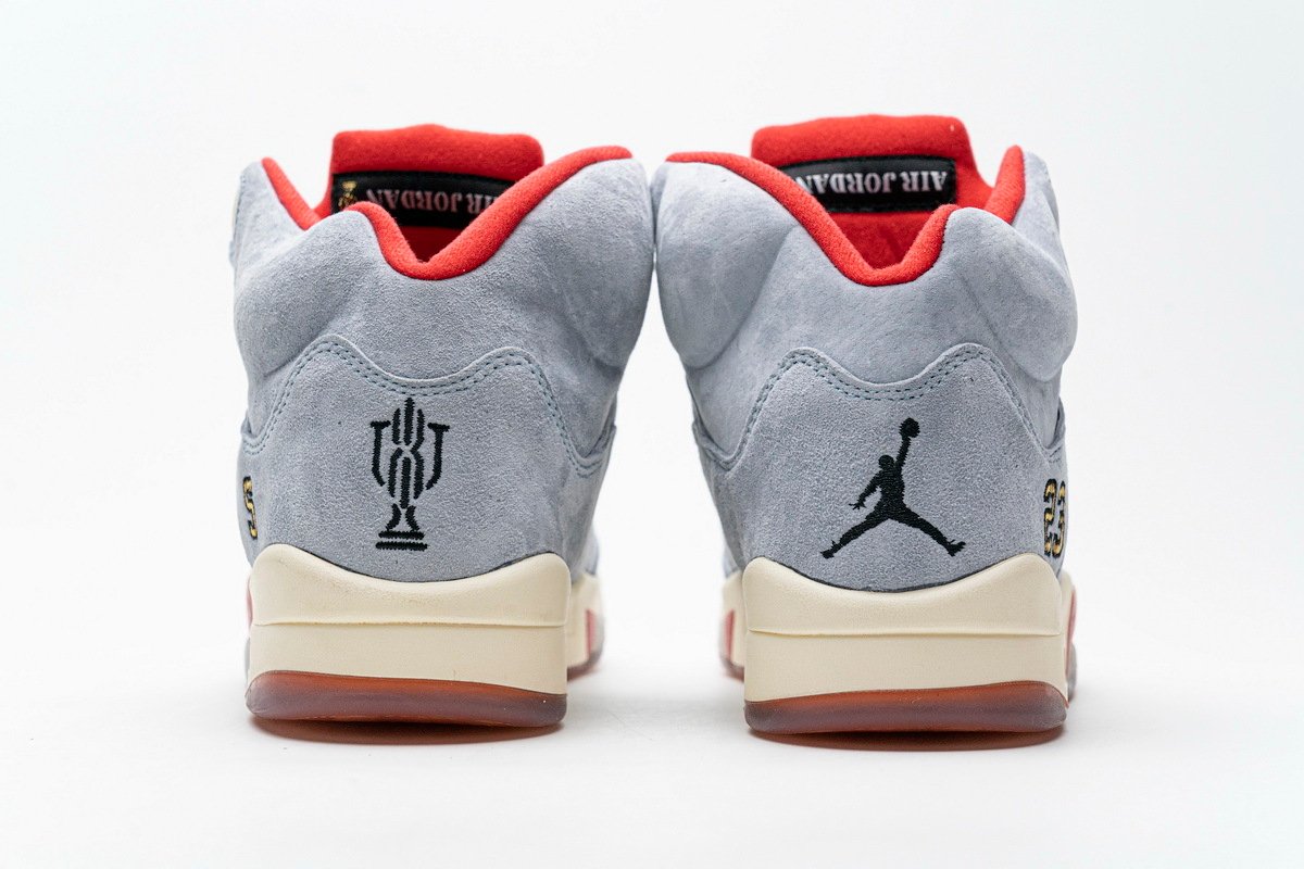 PK God Batch Air Jordan 5 Retro Trophy Room Ice Blue CI1899-400 - Image 4