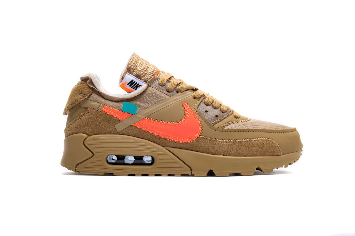 PK God Batch Nike Air Max 90 OFF-WHITE Desert Ore AA7293-200 - Image 2