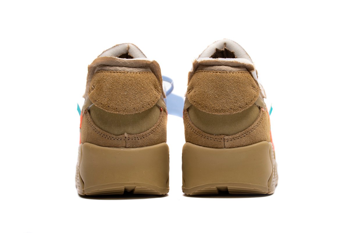 PK God Batch Nike Air Max 90 OFF-WHITE Desert Ore AA7293-200 - Image 4
