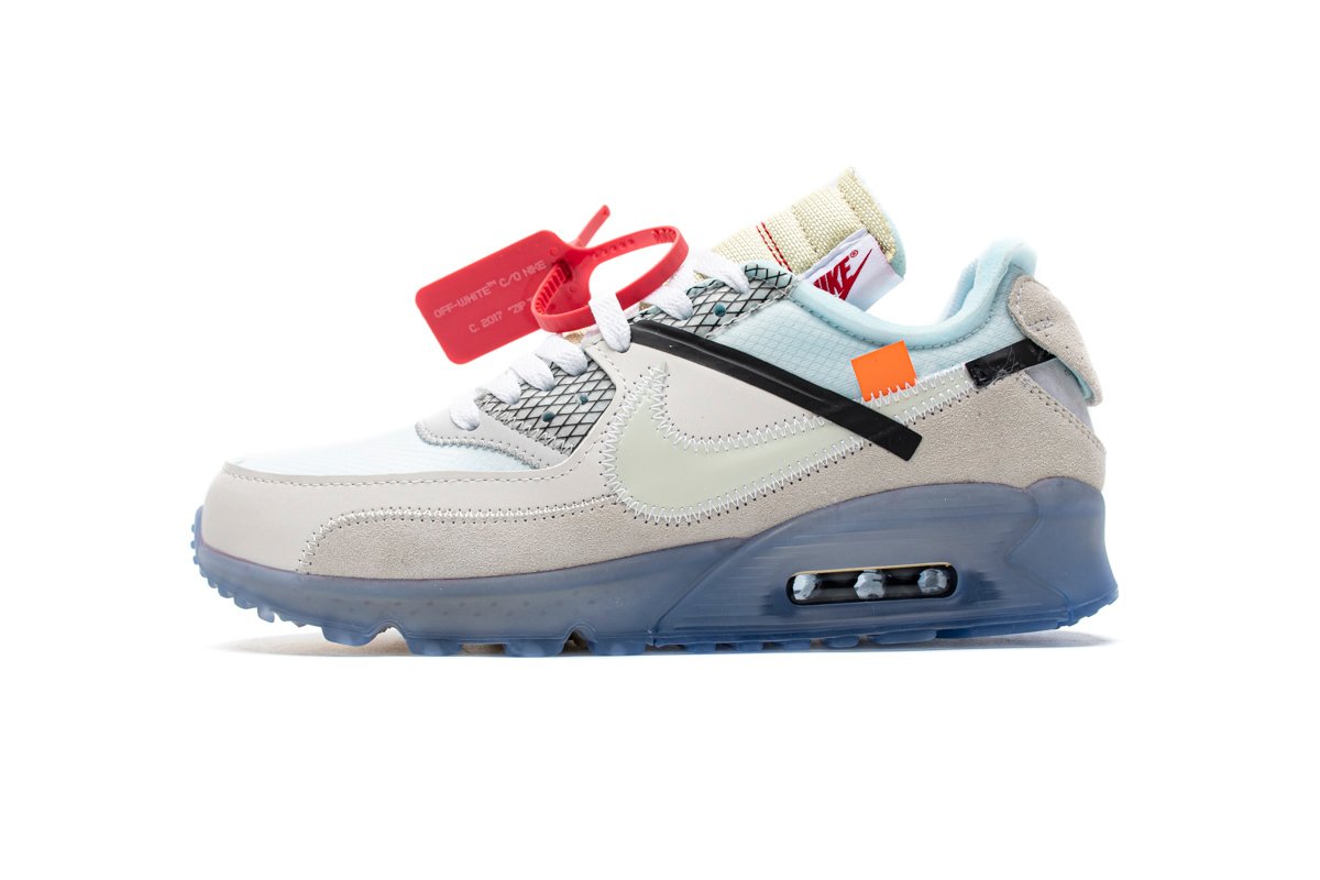 PK God Batch Off-White x Nike Air Max 90 “All White” AA7293-100