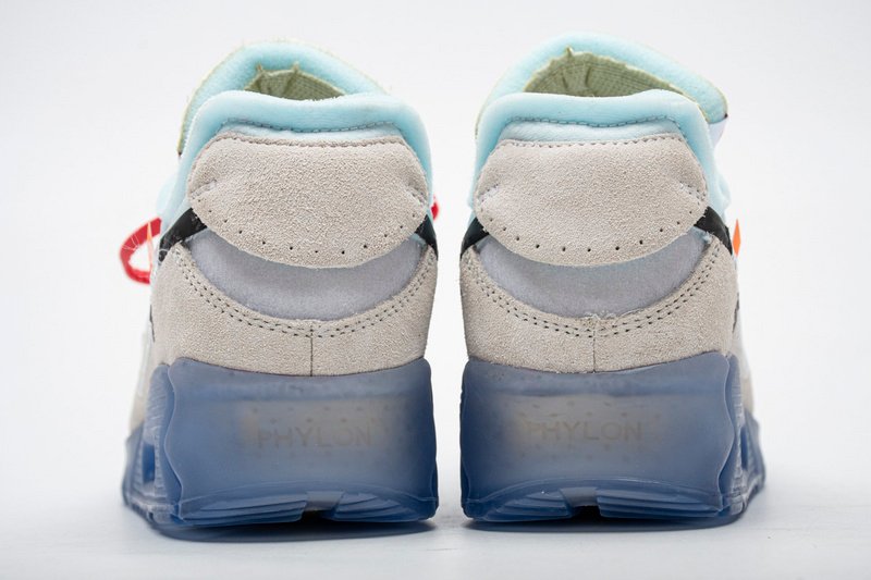 PK God Batch Off-White x Nike Air Max 90 “All White” AA7293-100 - Image 4
