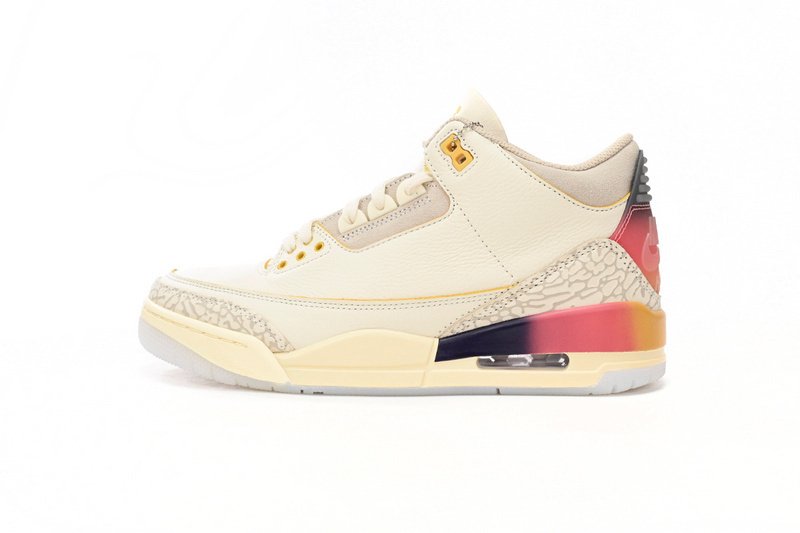 PK God Batch  Balvin x Air Jordan 3 White Blue Red FN0344-901