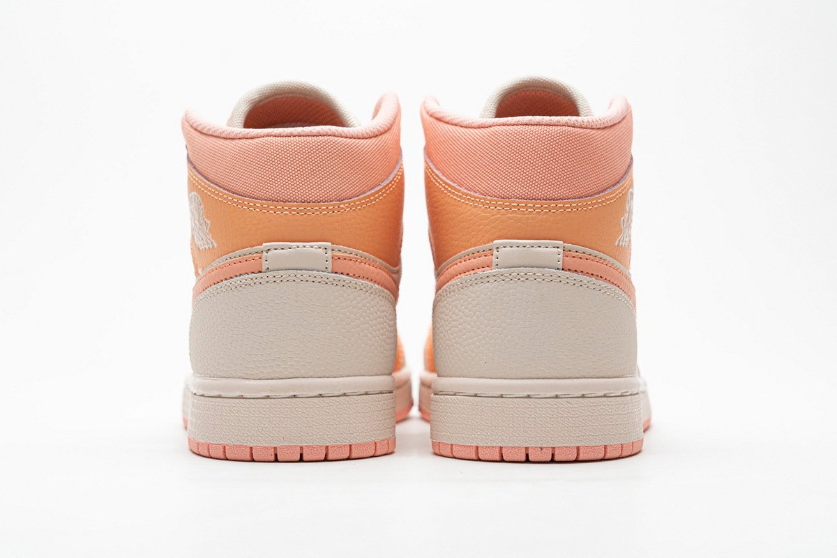 PKstockx Air Jordan 1 Mid Apricot Orange (W) DH4270-800 - Image 4