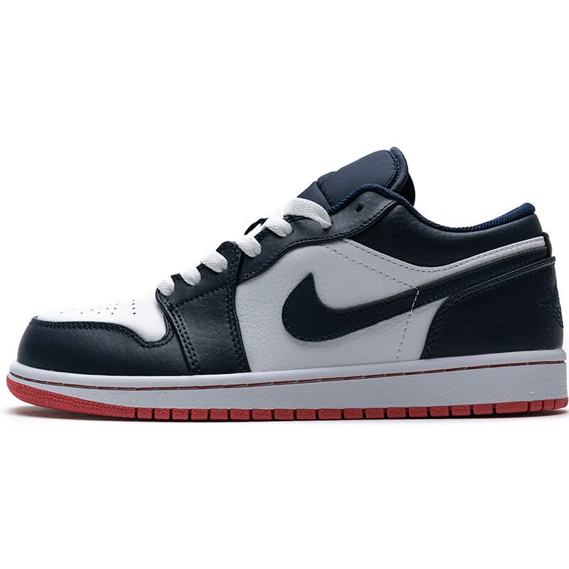PKstockx Air Jordan 1 Low Obsidian Ember Glow 553558-481