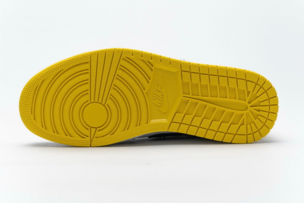 PKstockx Air Jordan 1 Mid Yellow Toe Black 852542-071 - Image 5
