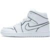 PKstockx Air Jordan 1 Mid Iridescent Reflective White (W) CK6587-100
