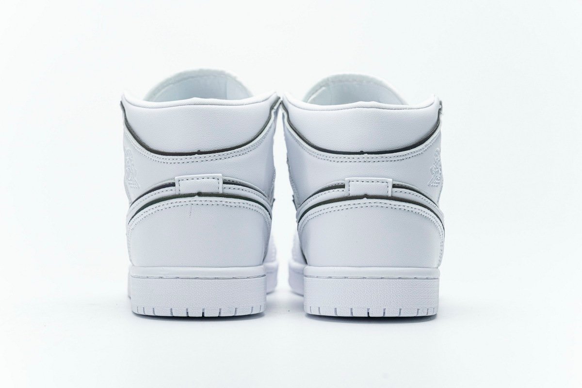 PKstockx Air Jordan 1 Mid Iridescent Reflective White (W) CK6587-100 - Image 4