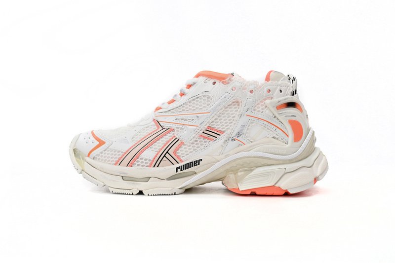 PK God Batch Balenciaga Runner White Orange 677402 W1RB2 2115