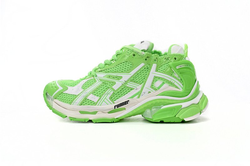 PK God Batch Balenciaga Runner White Green  677402 W3RBM 3590
