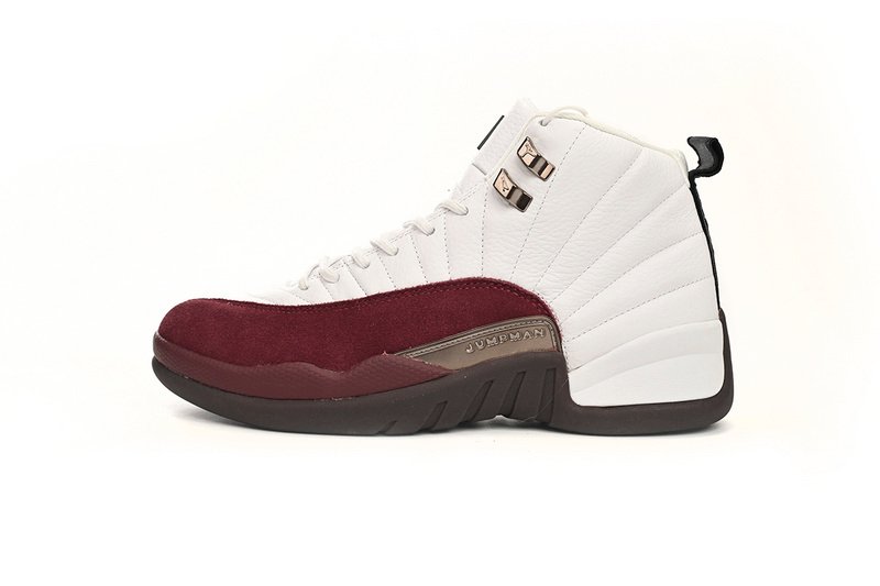 PK God Batch Air Jordan 12 white wine red D76989-100