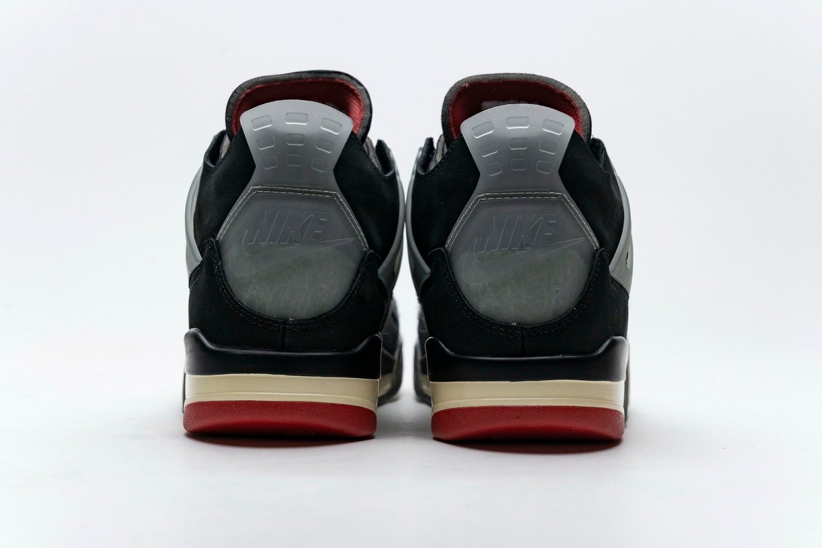 PK God Batch OFF White x Air Jordan 4 Bred CV9388-001 - Image 4