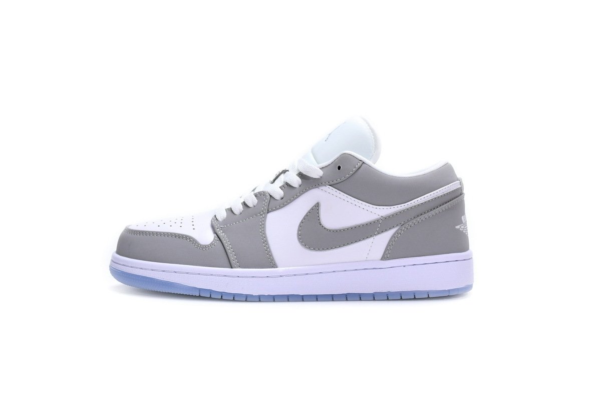 PKstockx Air Jordan 1 Low Wolf Grey DC0774-105