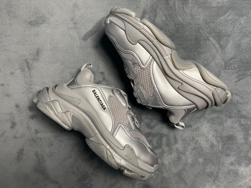Pkstockx Balenciaga Triple S Light Gray Silver 536737 W2FS2 8100 - Image 3