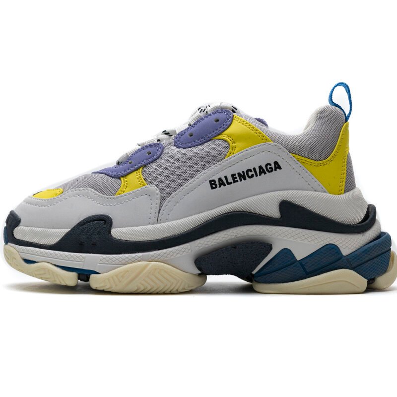 Pkstockx Balenciaga Triple S Black Grey Blue 541624 W06E2 7282