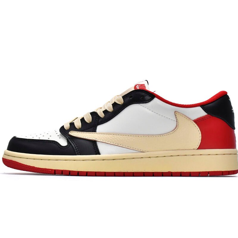 PK God Batch Travis Scott x Air Jordan 1 Low Black Red  DM7866-166