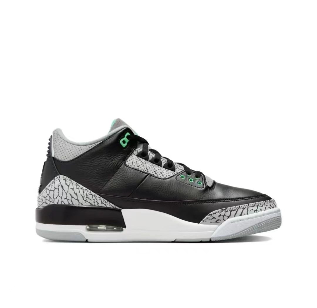 PK God Batch Air Jordan 3 Retro Green Glow CT8523-031 - Image 2