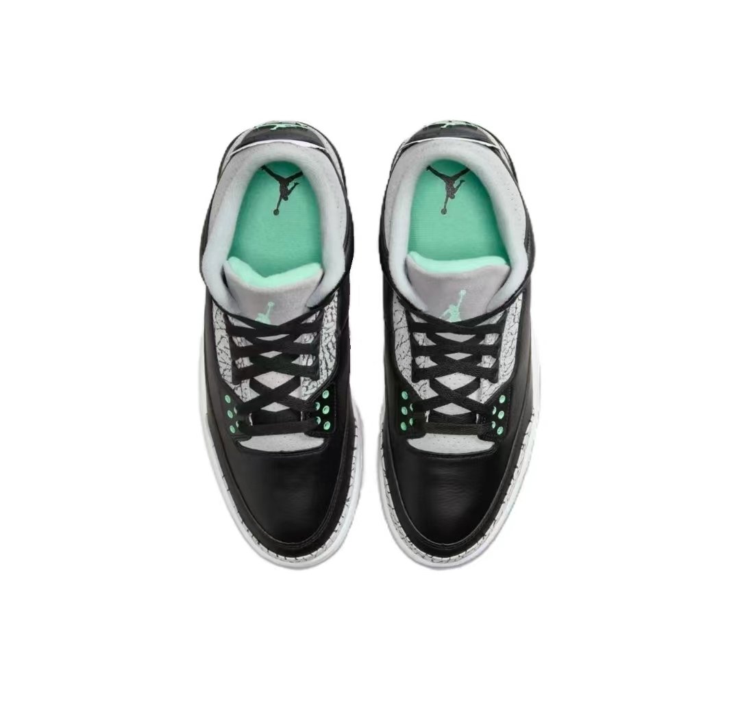 PK God Batch Air Jordan 3 Retro Green Glow CT8523-031 - Image 4