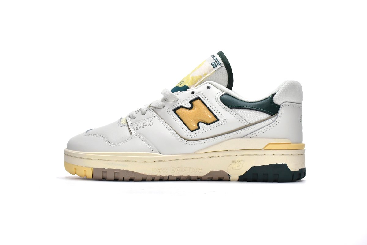Aimé Leon Dore x New Balance 550 Green Yellow BB550A2
