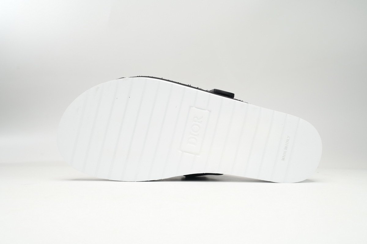 PK God Batch Dior Alpha Sandals Black and White 3SH118YJR TOO853 H069 - Image 4