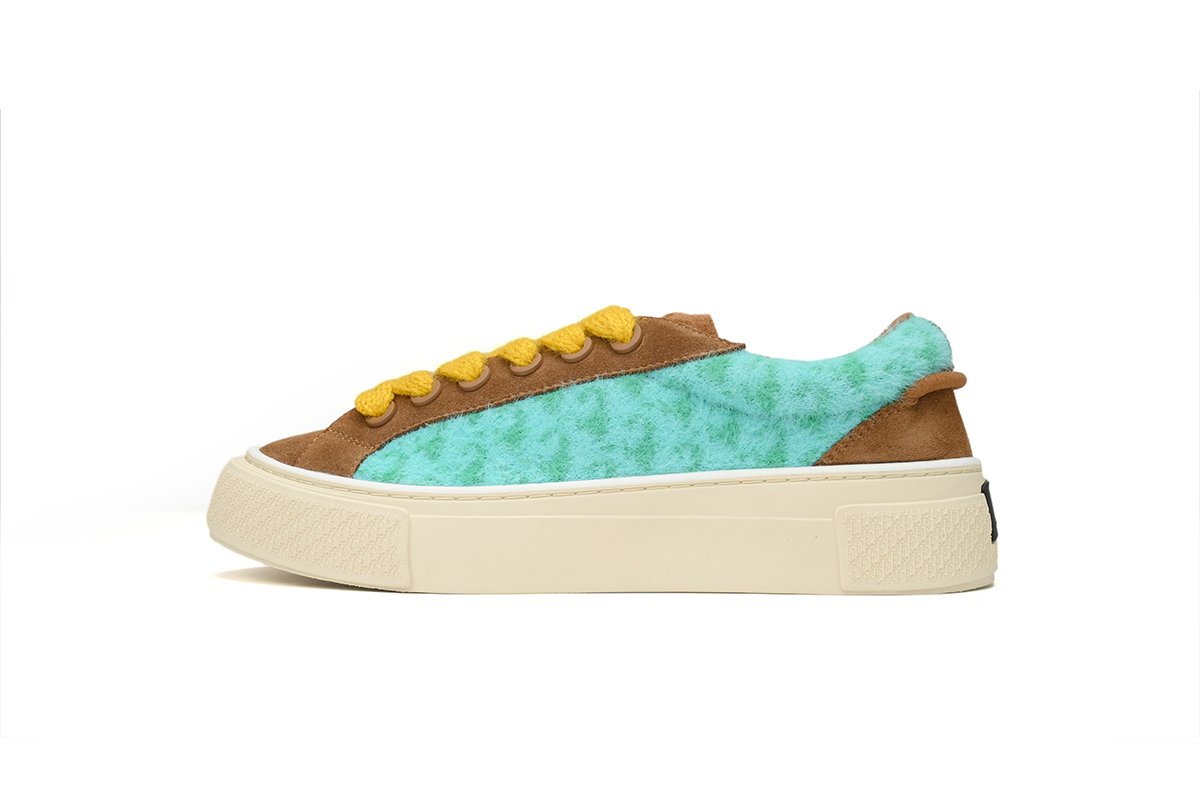 PK God Batch 3SN272 ZIR1 6536 Denim Tears' B33 Sneakers Release Brown Green