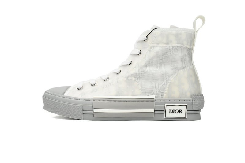 PK God Batch Dior B23 HT Oblique Transparency High Silver Ash