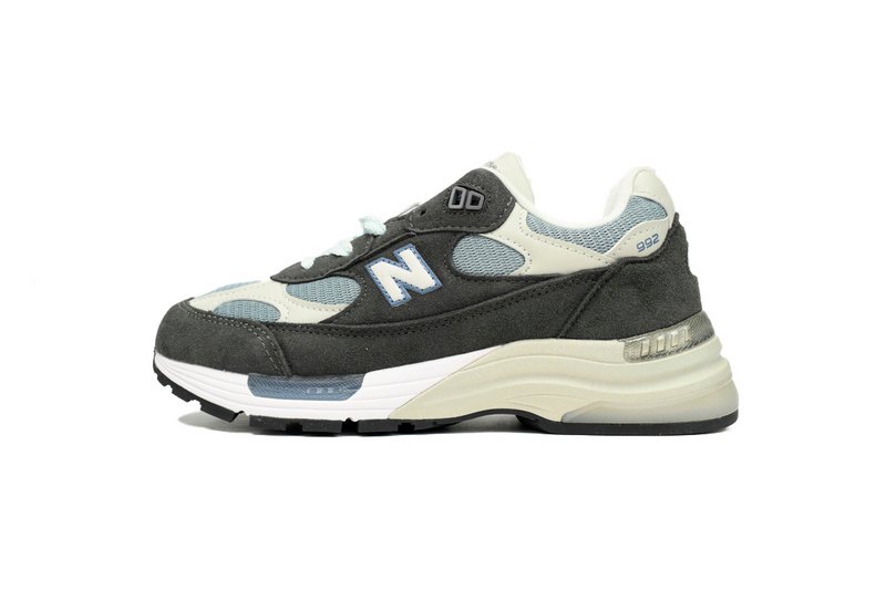 New Balance 992 Black Gray Light Blue M992KT