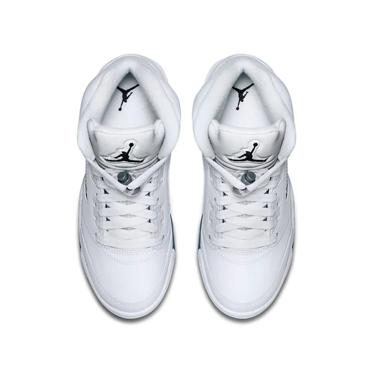 PK God Batch Air Jordan 5 Retro Metallic White 136027-130 - Image 4