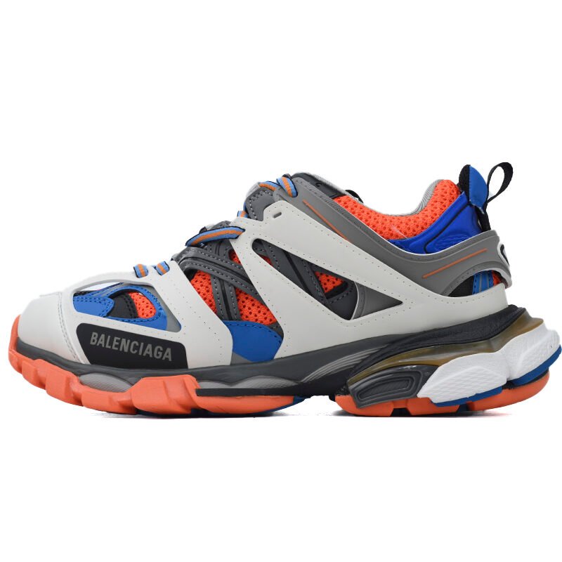 Balenciaga Track Sneaker White Blue Orange