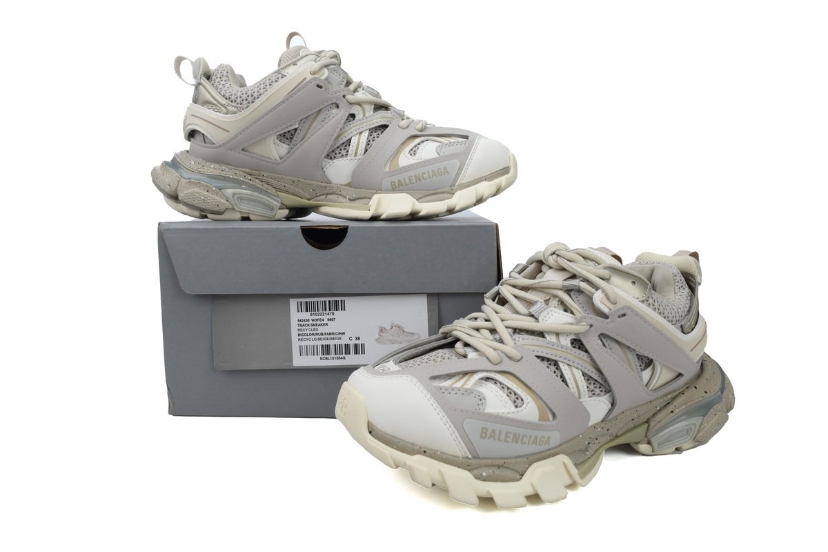 Balenciaga Track Sneaker White Gray - Image 10