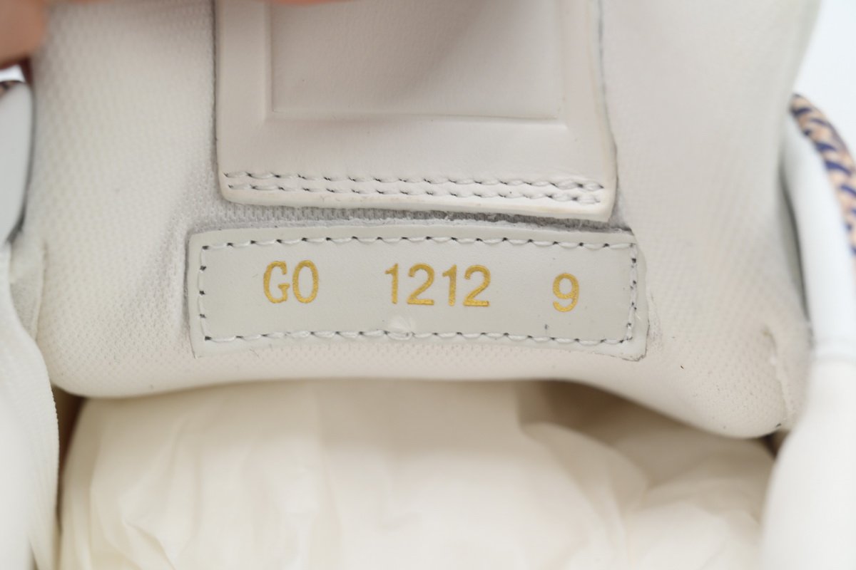 PK God Batch LOUIS VUITTON Trainer White Orange - Image 9