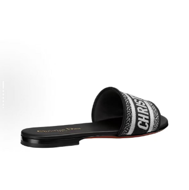 Dior Classic Dway Slide Rose Black - Image 3