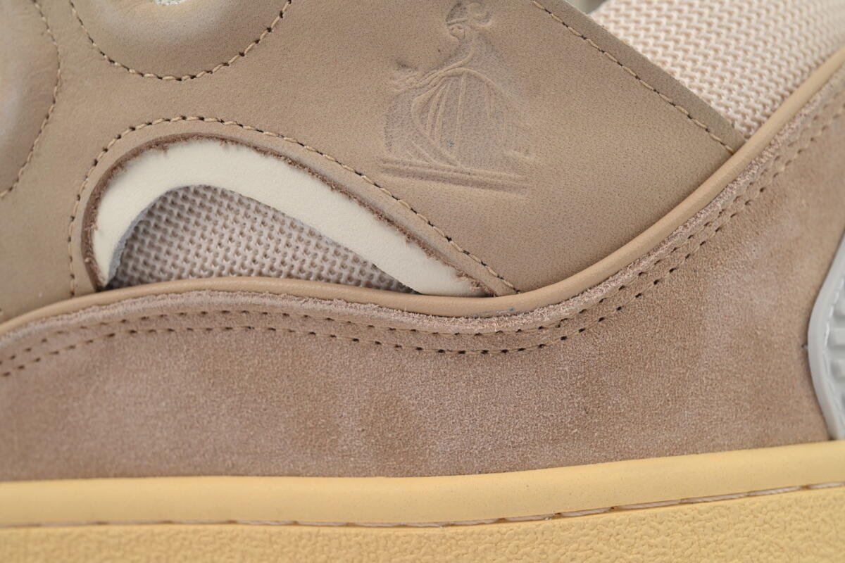 Lanvin Wmns Curb Sneakers White Brown - Image 7