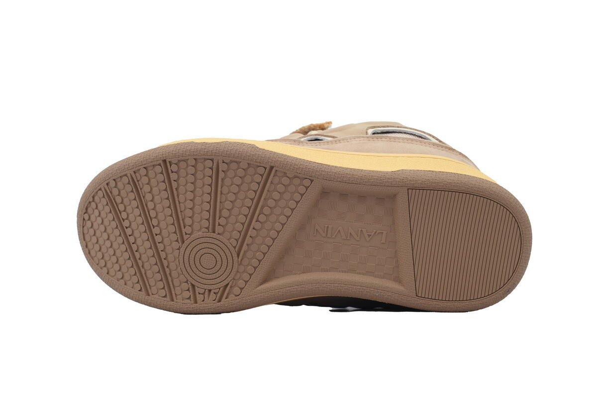 Lanvin Wmns Curb Sneakers White Brown - Image 4
